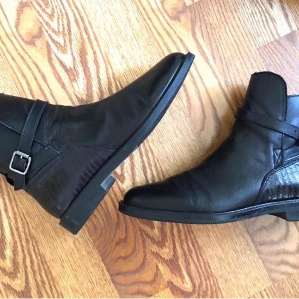 Boemos Black Italian Leather boots